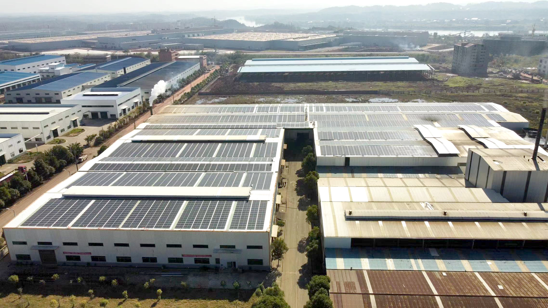 快讯｜企业光伏增容333.58千瓦！鑫和绿能承建湖南顺隆工商业光伏电站二期开工